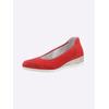 Ballerina CASUAL LOOKS, Damen, Gr. 39, rot, Veloursleder, sportlich, Schuhe
