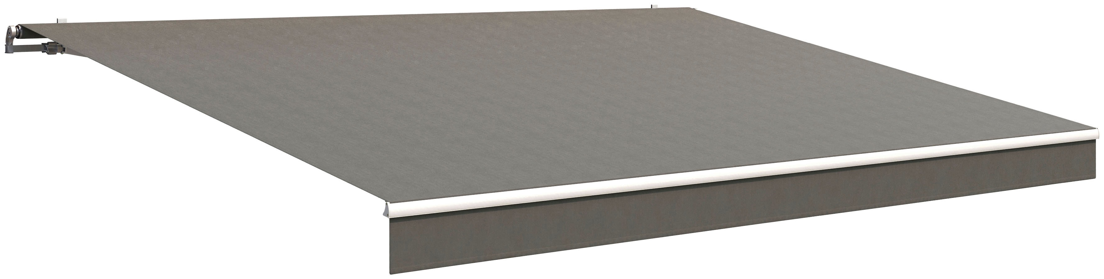 Gelenkarmmarkise WISMAR "Classic", grau (dunkelgrau), B:550cm H:25cm, Polyacryl, Markisen Image