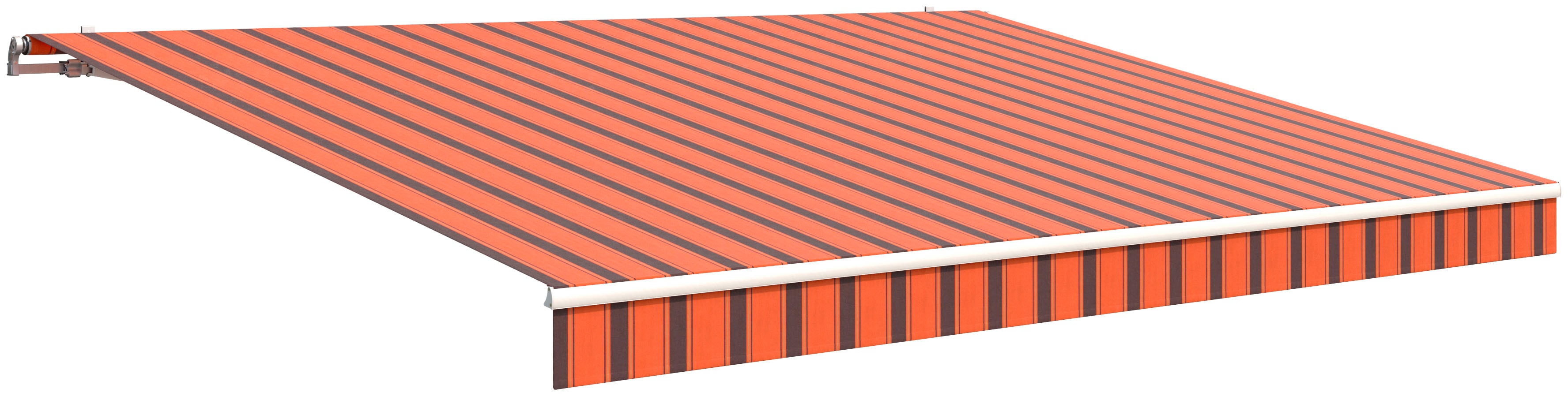 Gelenkarmmarkise WISMAR "Classic", orange (orange, braun), B:350cm H:25cm, Polyacryl, Markisen Image