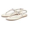 Sandale VIVANCE "Sommerschuh", Damen, Gr. 42, beige (hellbeige), Obermaterial: 100% Lederimitat. Futter: 100% Lederimitat. Decksohle: 100% Textilmaterial. Laufsohle: 100% Synthetik, unifarben, modisch, Schuhe, Zehentrenner, Sommerschuh, Sandalette...