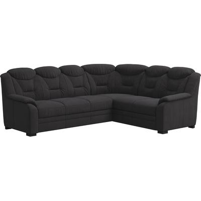 Ecksofa COTTA "Marcus L-Form", schwarz, B:263cm H:99cm T:211cm, 100% Polyester, Sofas, wahlweise mit Bettfunktion & Stauraum Image