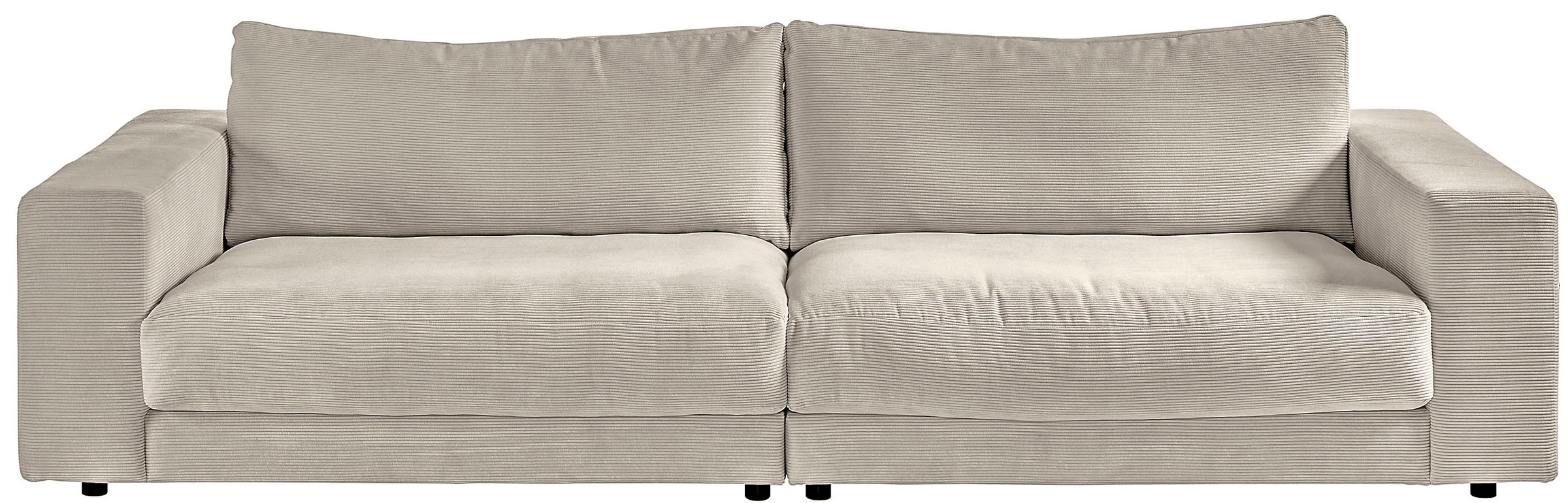 Big-Sofa HOME AFFAIRE "Enisa, bequeme, legere Polsterung B/T/H: 290/127/85 cm, Mega Sofa", silber, B:290cm H:85cm T:127cm, Cord (88% Polyester / 12% Polyacryl), Sofas, Big-Sofa, Zeitloses und stylisches Loungemöbel, in Fein- und Breitcord