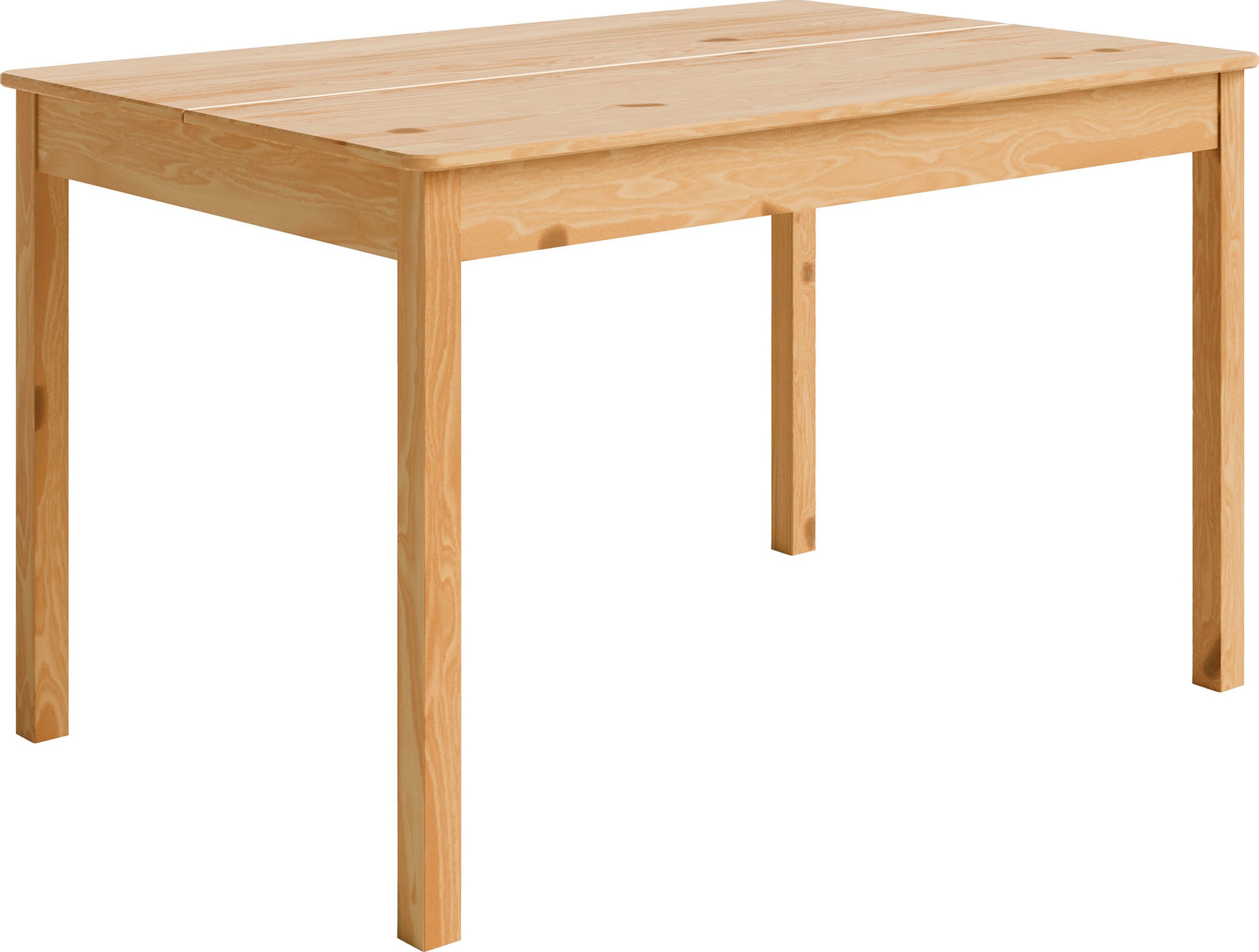 Esstisch HOME AFFAIRE "Malmö", beige (naturfarbig, naturfarbig, naturfarbig), B:120cm H:72,5cm T:80cm, Tische, Esstisch, Holztisch aus Kiefer Massivholz naturfarbig, erhältich in 80 und 120cm