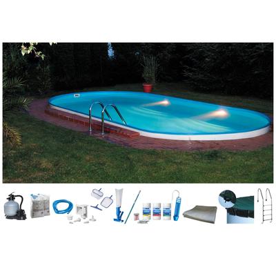 Ovalpool MY POOL BWT "PREMIUM mit blauer Innenfolie", weiß, B:360cm H:150cm L:737cm, Schwimmbecken, Höhe 150 cm, in verschiedenen Größen Image