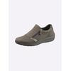 Slipper CASUAL LOOKS, Damen, Gr. 41, grau (taupe), Glattleder, Nubukleder, Rindsleder, feminin, Schuhe