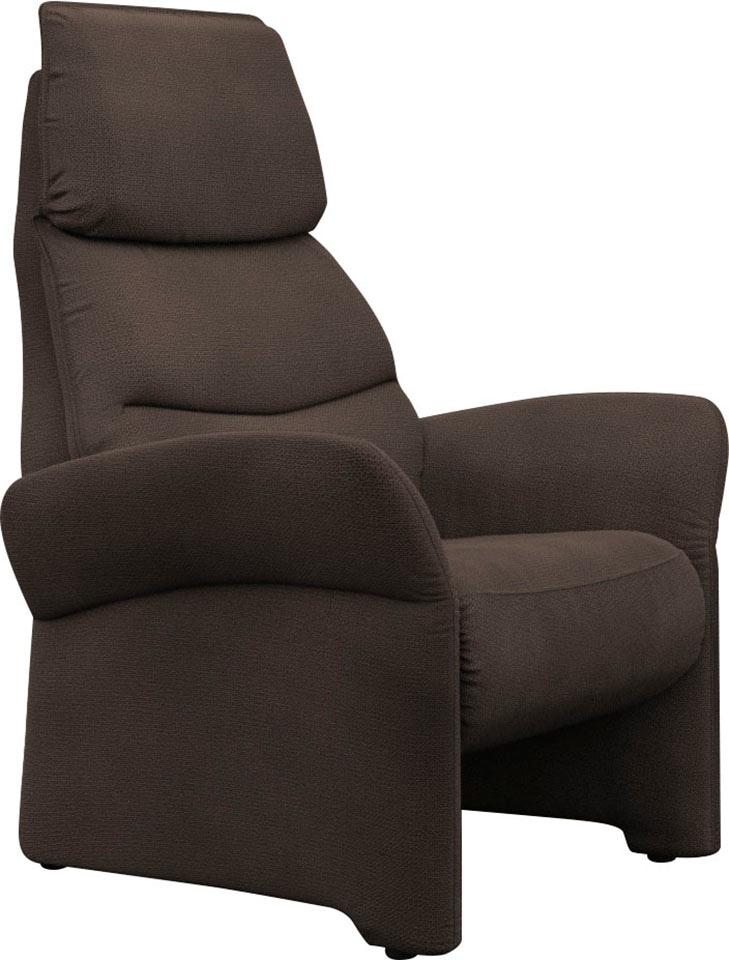 Relaxsessel ALINA "Savin", braun (dunkelbraun xbo 4), B:84cm H:114cm T:88cm, Struktur fein XBO (100% Polyester), Sessel, Relaxsessel, in Größe M, Liegefläche 180cm, verstellbar, optional mit Aufstehhilfe