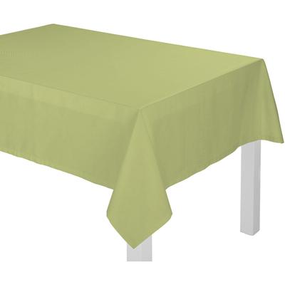 Tischdecke ADAM "Uni Collection" Gr. 6, grün (hellgrün), B:145cm L:190cm, Bio-Baumwolle, Tischdecken Image