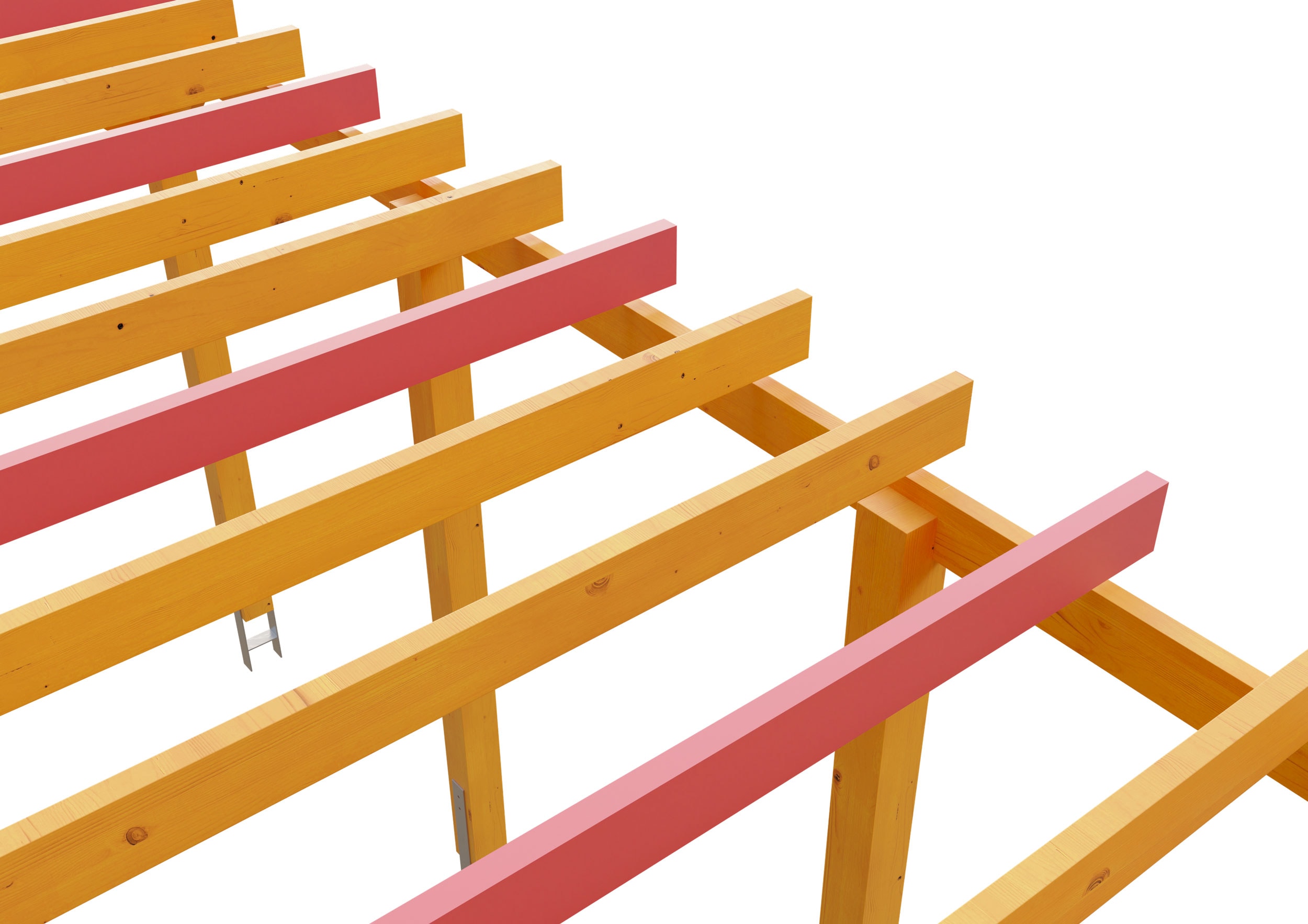 Carport-Stützelement SKANHOLZ "Schneelasterhöhung", braun (eiche hell), Stützelemente, sk=2,00kN/m²