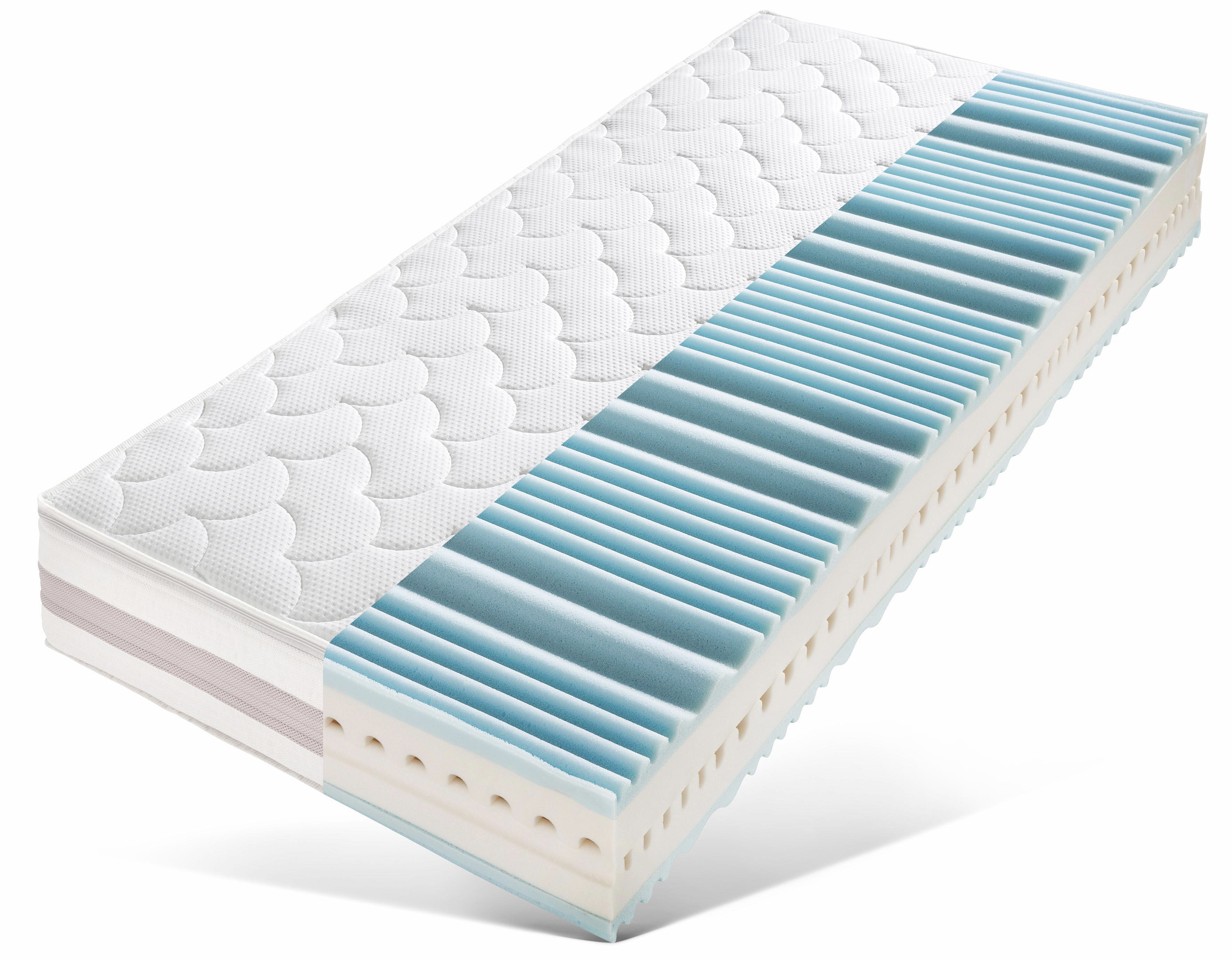 Gelschaummatratze HN8 SCHLAFSYSTEME "Dynamic Gel CS" Gr. 2, weiß, B:90cm H:26cm L:190cm, Bezug: 100% Polyester, Matratzen, optimale Körperunterstützung dank Gelschaum & ideale Luftzirkulation Image