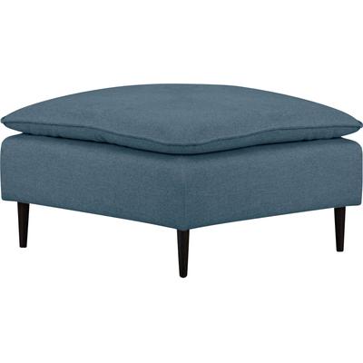 Polsterhocker ANDAS "ALVIK", blau, B:82cm H:48cm T:82cm, 100% Polyester, Hocker, Modul- zum eigenen Zusammenstellen. Passend zur Serie »Alvik« Image