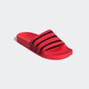 Badesandale ADIDAS ORIGINALS "ADILETTE SLIDES", Gr. 40,5, lucid rot, core schwarz, lucid rot, Synthetik, sportlich, Schuhe
