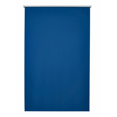 Seitenzugrollo GOOD LIFE "Amelie" Gr. 3, blau (blau, silberfarben), B:82cm H:180cm, Polyester, Rollos, 1 Stück Image