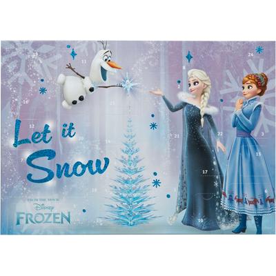 Spielzeug-Adventskalender UNDERCOVER "Frozen", blau (bunt), Adventskalender, KinderB:42cm H:29,7cm T:3cm, Kunststoff, B:42cm H:29,7cm T:3cm