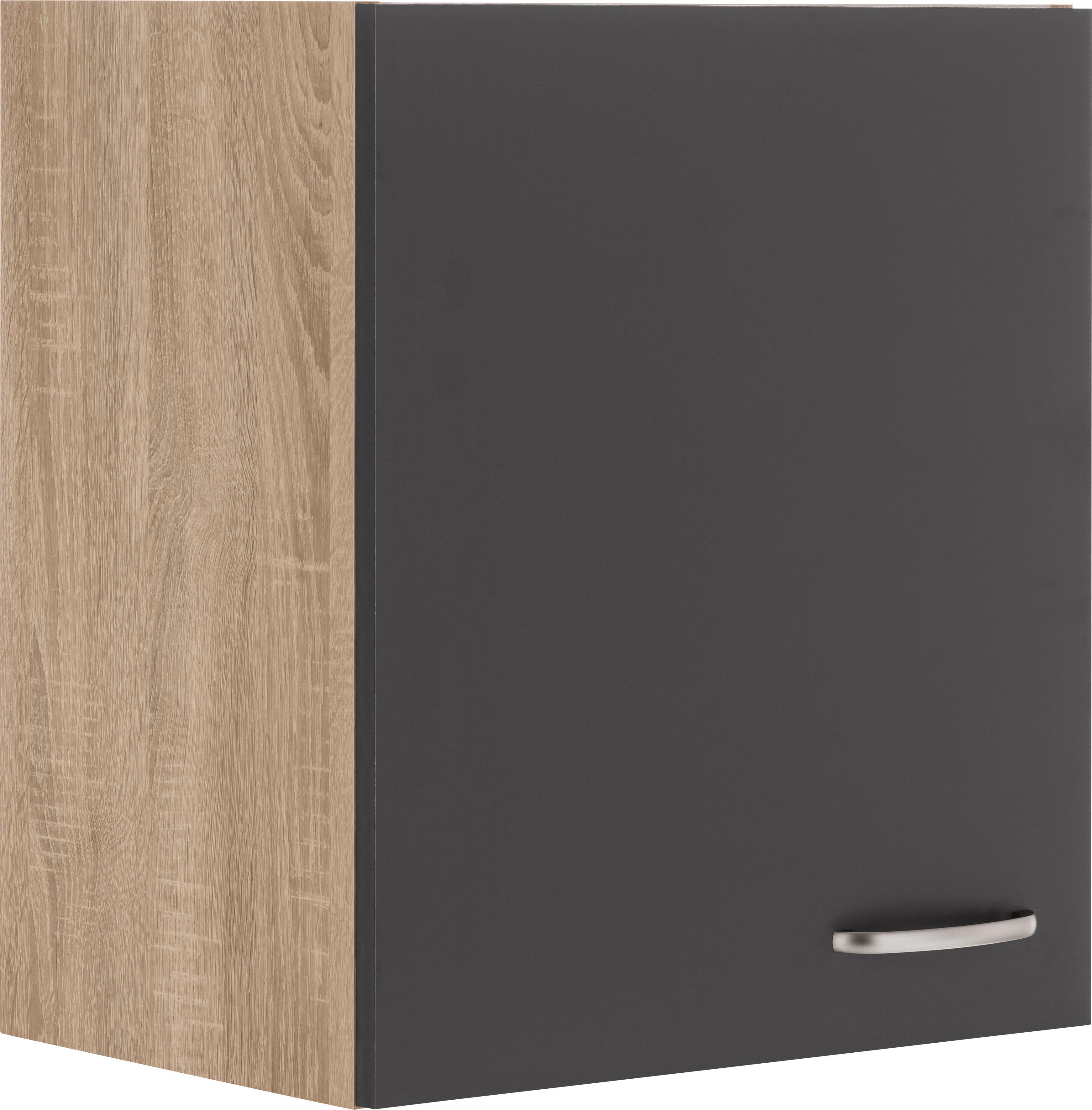 Hängeschrank OPTIFIT "Parare", grau (anthrazit, eichefarben), B:50cm H:57,6cm T:34,6cm, Schränke, Breite 50 cm Image