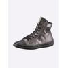 Sneaker ANDREA CONTI, Damen, Gr. 41, schwarz (schwarz, platinfarben), Leder, Glattleder, Rindsleder, modisch, Schuhe