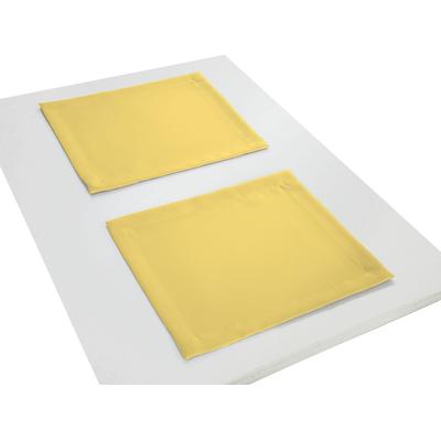 Platzset ADAM "Uni Collection Light" Gr. 1, gelb (hellgelb), B:30cm L:40cm, Obermaterial: 100% Baumwolle, Platzsets Image