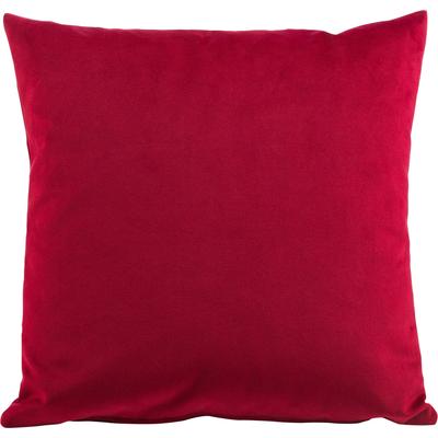 Dekokissen GÖZZE "Duval", rot (bordeaux, unifarben), B:40cm L:40cm, Polyester, Dekokissen_Sitzkissen_Kissenhüllen, mit Reißverschluss, Kissenhüle ohne Füllung, 2 Stück Image