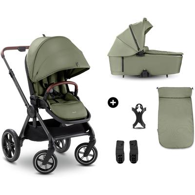 Kombi-Kinderwagen HAUCK "Comfort N Care", Baby, grün (olive), Kinderwagen, Belastbarkeit bis 22 kg Image