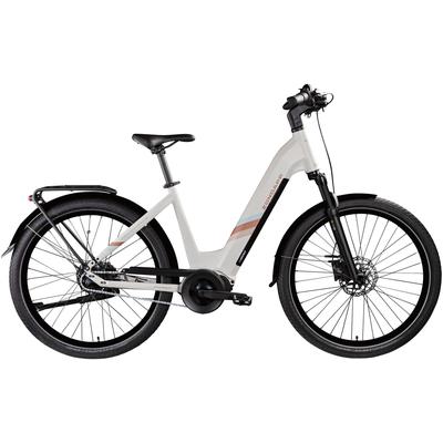 E-Bike ZÜNDAPP "X800" Gr. 48, weiß (altweiß), E-Bikes, 48cm, 27,5 Zoll (69,85cm)