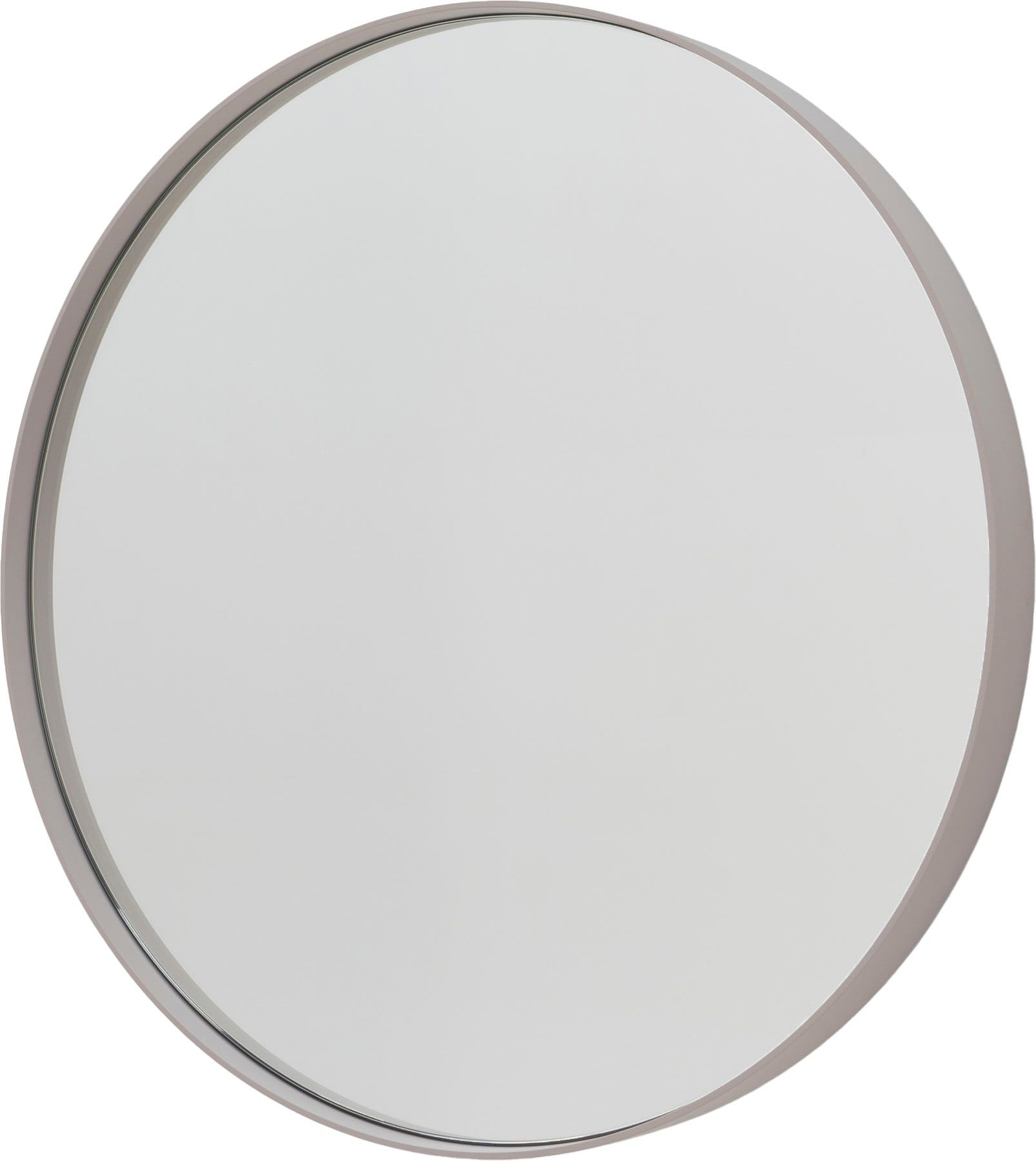 Spiegel SPINDER DESIGN "DONNA 3", grau (silky taupe), B:60cm H:60cm T:5cm Ø:60cm, Stahl, glasspiegel, Spiegel, Wandspiegel aus Stahl Image