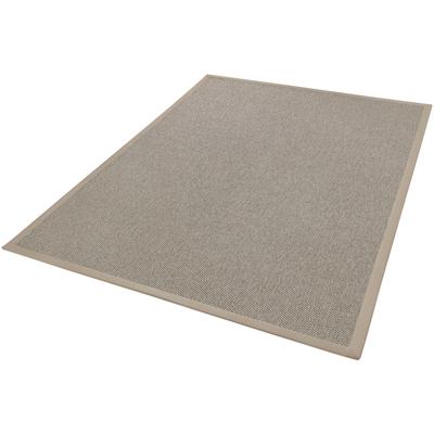 Teppich DEKOWE "Naturana Panama Spezial", beige (natur), B:65cm H:8mm L:120cm, Kunstfaser, Teppiche, Flachgewebe, meliert, Sisal-Optik, mit Bordüre, Wohnzimmer Image