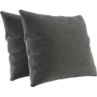 Sofakissen HOME AFFAIRE "Viva", braun (schlamm), B:50cm H:50cm T:8cm, 95% Polyester, 10% Polyamid, Polsterauflagen, 2er Kissen-Set wahlweise in zwei Größen Image