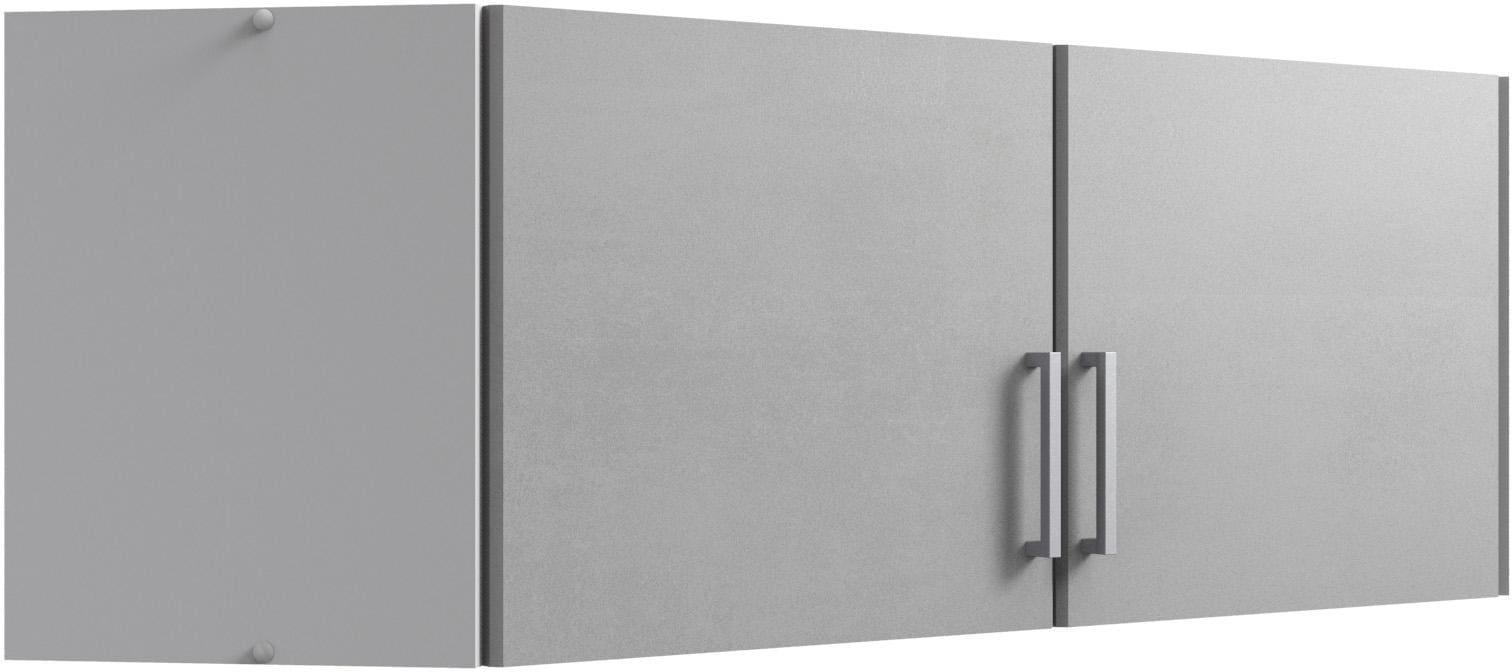 Schrankaufsatz WIMEX "Click", grau (beton, nachbildung lichtgrau), B:95cm H:42cm T:95cm, Kunststoff, Möbelaufsätze, Kleiderschrank-Zubehör Schrankaufsatz
