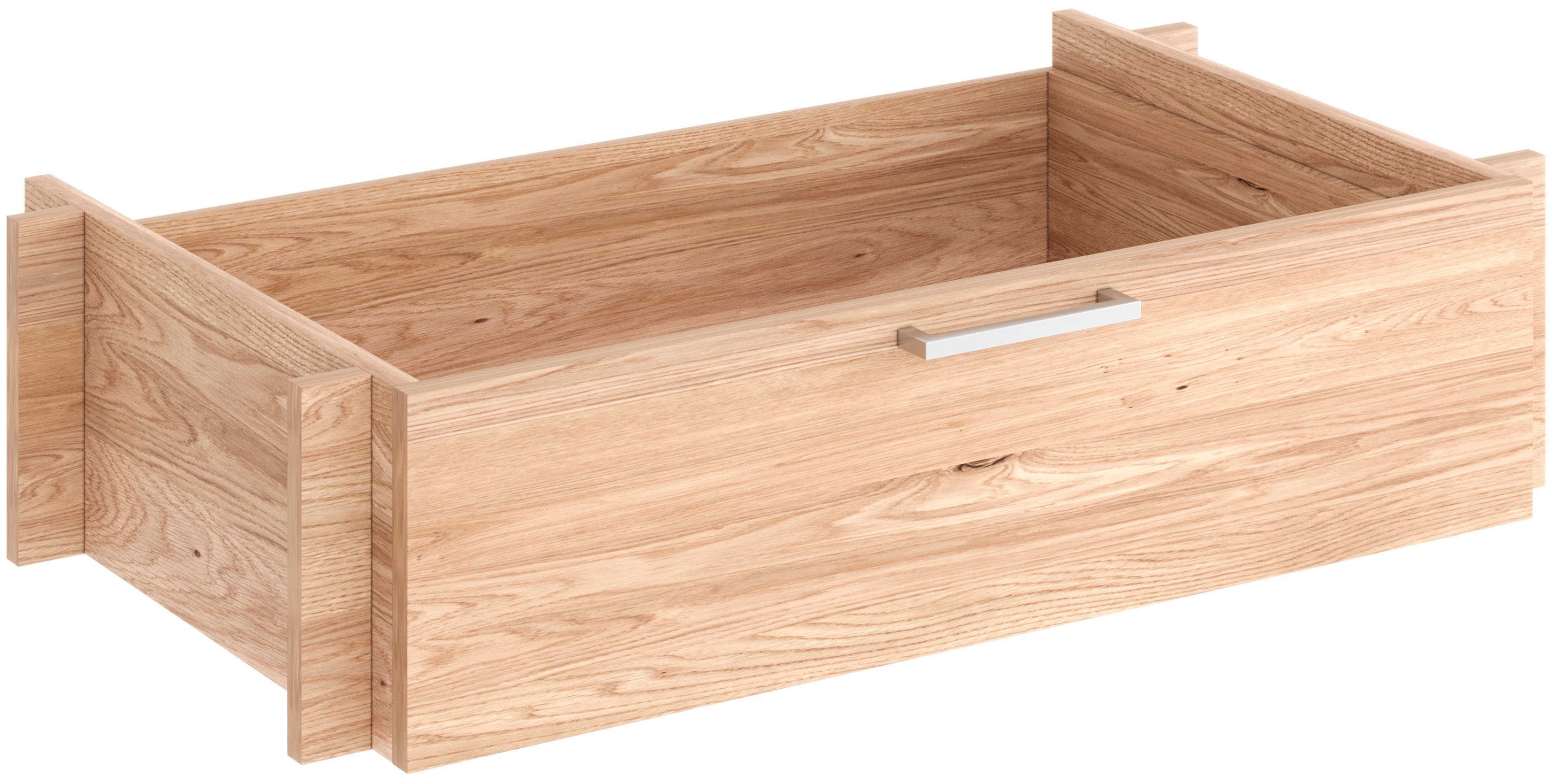 Schubladeneinsatz HOME AFFAIRE "Ambroise", braun (wildeiche), B:98cm, Schubladeneinsätze