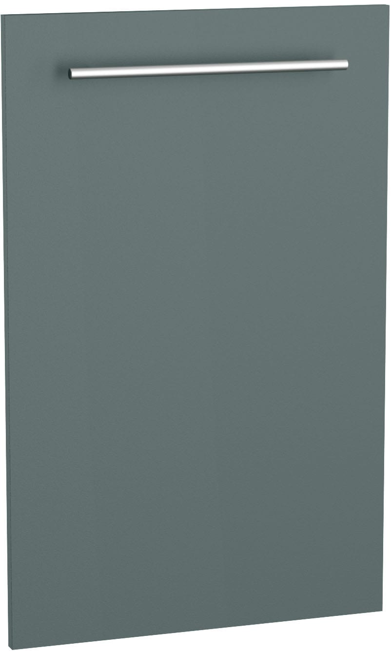Vorsatztür KOCHSTATION "KS-Bern2", grün (steingrün), B:44,6cm H:70cm T:1,6cm, Vorsatztüren, Breite 45 cm, inkl. Griff Image