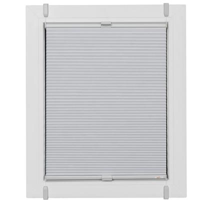 Plissee SUNLINES, bunt (weiß, silberfarben), B:82cm H:165cm, Obermaterial: 100% Polyester, Plissees, verspannt mit Simply-Fix Klemmträger, Wabenplissee Image