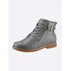 Schnürstiefelette ANDREA CONTI, Damen, Gr. 40, grau, Leder, Glattleder, modisch, Schuhe