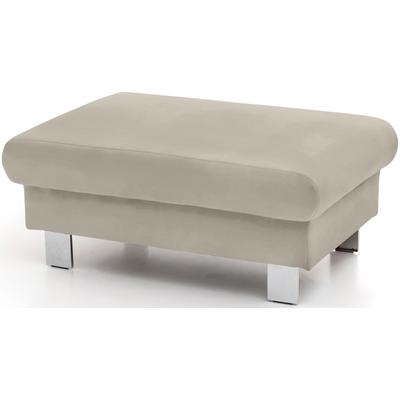 Hocker COTTA "Komaris", grau, B:100cm H:45cm, Microfaser PRIMABELLE (100% Polyester), Kunstleder SOFTLUX, Feinstruktur (100% Polyester), Kunstleder SOFTLUX/Struktur (100% Polyester), NaturLEDER, Hocker Image