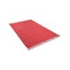 Teppich HEINE HOME Gr. 2, rot, B:60cm H:5mm L:120cm, Baumwolle, Teppiche