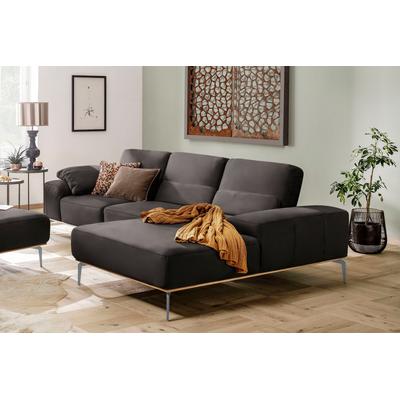 Ecksofa W.SCHILLIG "run, Designsofa mit tollem Sitzkomfort, bequem, L-Form", braun (mocca z73), B:299cm H:88cm T:178cm, Longlife Xtra-Leder Z73: Naturwalkleder der Luxusklasse aus den erlesensten Rohhäuten. Hautstärke 1, 1 u2013 1, 3 mm, ROHLEDER... Image