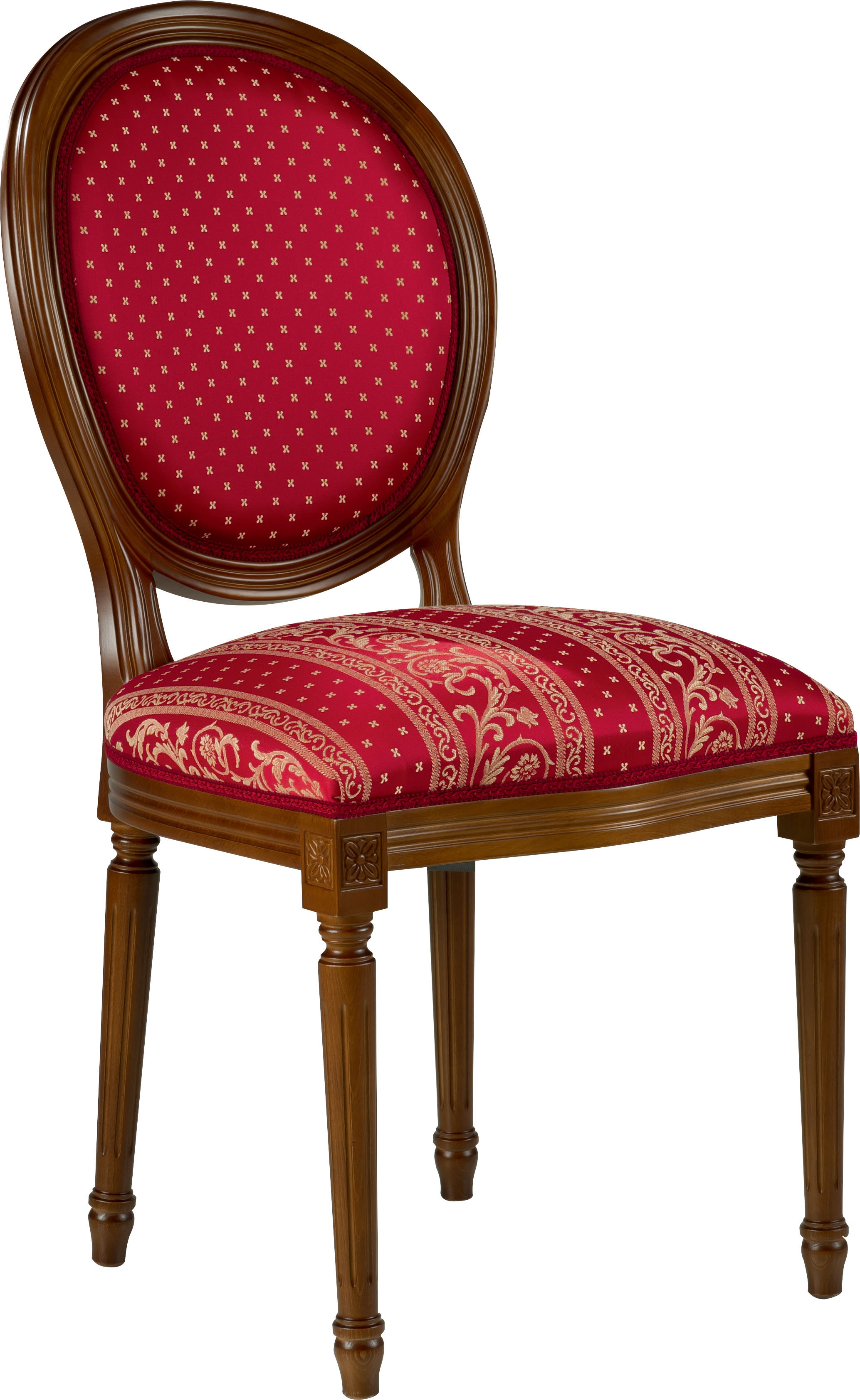 Stuhl HOME AFFAIRE "Stühle Anna", braun (nuss, nuss), B:52cm H:94cm T:57cm, Massivholz, Stühle, Breite 52 cm Image