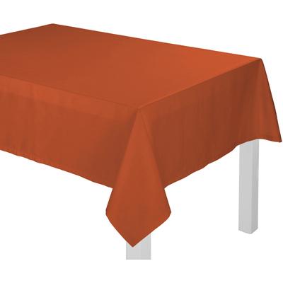 Tischdecke WIRTH "NEWBURY" Gr. 7, orange (terrakotta), B:150cm L:300cm, Polyester, Baumwolle, Tischdecken Image