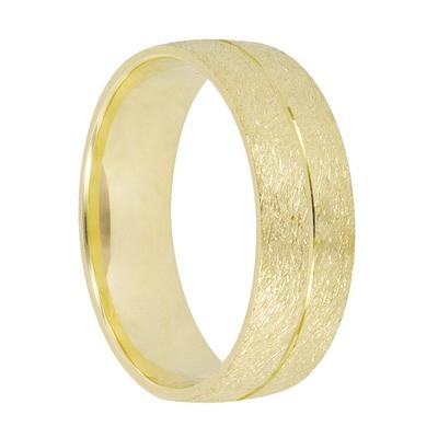Trauring FIRETTI "Schmuck Geschenk Gold 375 Hochzeit Ehering Trauring "LIEBE" Gr. 21, gold (gelbgoldfarben), Fingerringe, 21, ohne Brillant, Gelbgold 375, 6mm, Made in Germany, wahlweise mit oder ohne Brillant Image