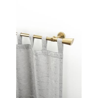 Gardinenstange GARESA "MOLIS mit offenem Träger", gold (mattgoldfarben), L:140cm Ø:20mm, Metall, Holzwerkstoff, Gardinenstangen, Vorhanggarnitur, verlängerbar, Wandmontage, Keil, ohne Ringe Image