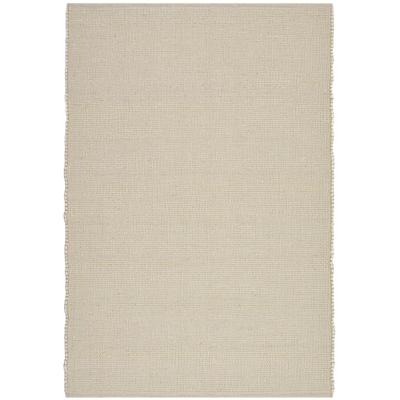 Teppich HEINE HOME Gr. 1, beige (beige, meliert), B:60cm H:12mm L:90cm, Wolle, Schurwolle, Teppiche Image