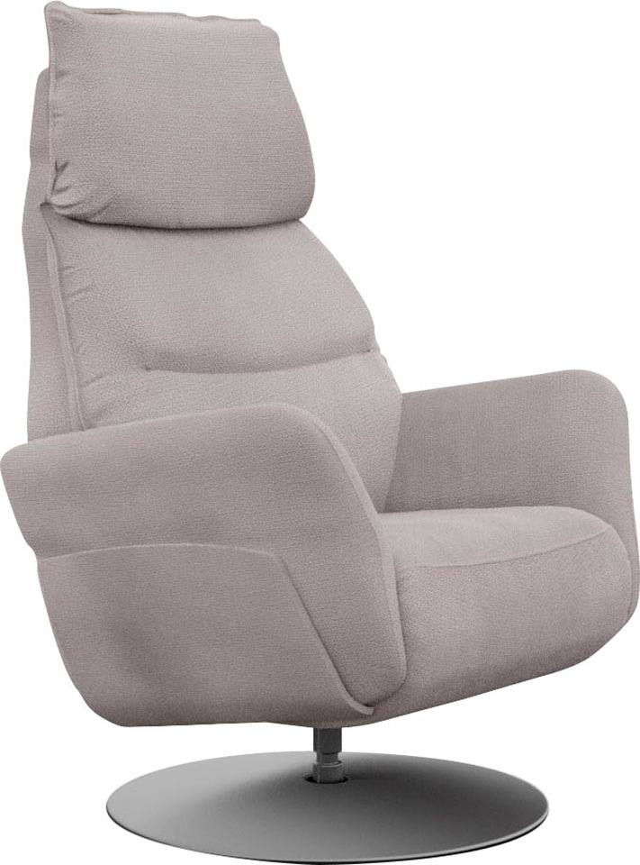 Relaxsessel ALINA "Thimo", grau (mittelgrau xbo 19), B:84cm H:114cm T:86cm, Struktur fein XBO (100% Polyester), Sessel, Relaxsessel, in Größe S, Liegefläche 178 cm, verstellbar, optional mit Aufstehhilfe