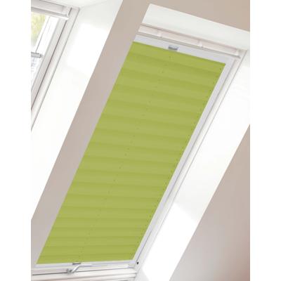 Dachfensterplissee SUNLINES "Young Style Crush", grün (limette, weiß), B:77,6cm H:73,9cm, Obermaterial: 100% Polyester, Plissees, mit Führungsschienen Image
