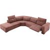 Ecksofa EGOITALIANO "Sauvanne, Designsofa der Extraklasse, elegant und bequem", braun (cedar wood), B:300cm H:100cm T:274cm, Sofas, wahlweise mit elektrischer Relaxfunktion, Kopfteilverstellung