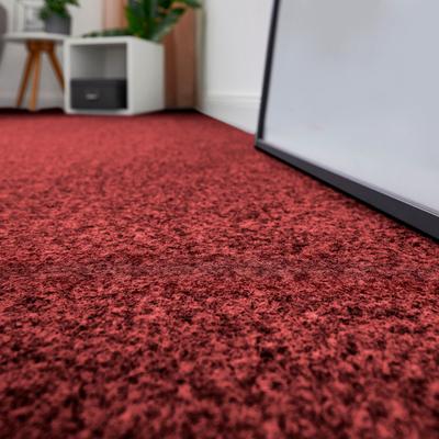 Teppichboden ANDIAMO "Invita, Nadelvlies, Made in Belgium", rot, B:200cm H:5mm L:100cm, Kunstfaser, Teppiche, melierte Optik, Breite 200 cm oder 400 cm, robust & strapazierfähig Image