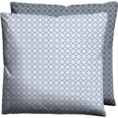 Kissenhülle BIBERNA Gr. 2, blau, B:40cm L:40cm, Baumwolle, 100% Baumwolle, Kissenbezüge Image