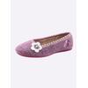 Hausschuh THIES, Damen, Gr. 42, lila (flieder), Polyester, modisch, Schuhe