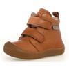 Lauflernschuh NATURINO "WIGGHI VL", Kinder, Gr. 31, braun (cognac), Nappaleder, casual, Schuhe, Barfußschuh mit Warmfutter, Größenschablone zum Download