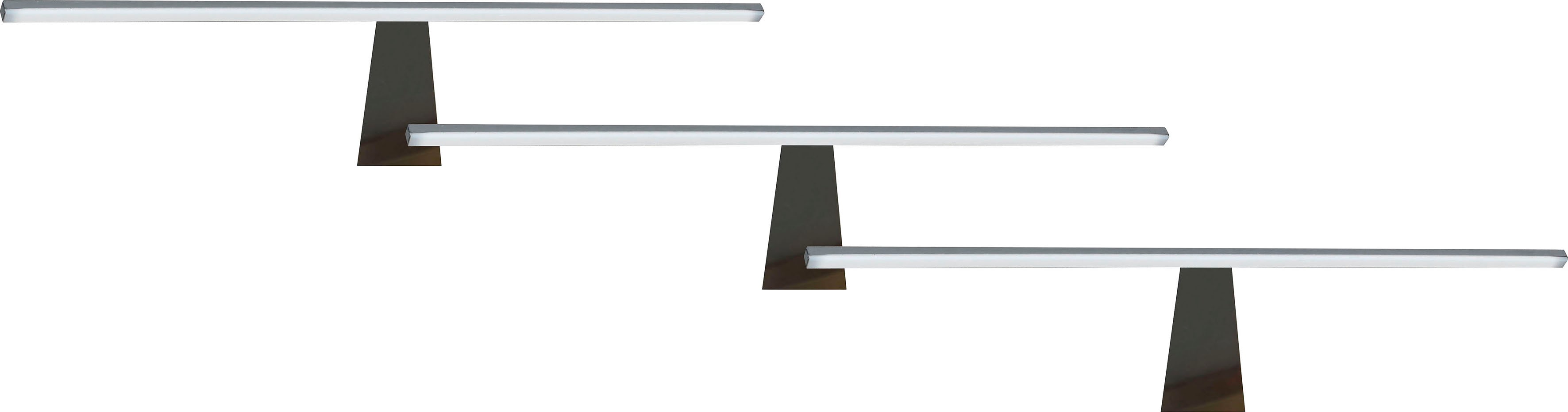 Aufbauleuchte WIEMANN, grau (chromfarben), B:60cm H:6cm T:19cm, Leuchten, (3er Set) Image