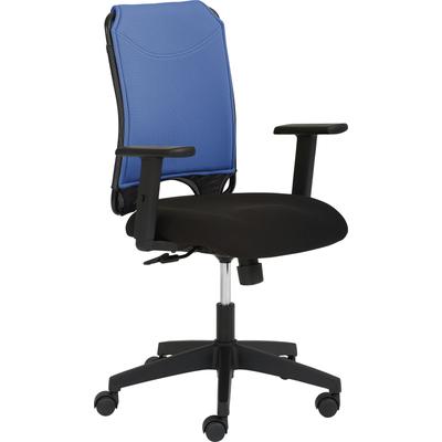 Drehstuhl MAYER SITZMÖBEL "2333", blau (blau, schwarz), B:64cm H:98cm T:64cm, Stühle, Bürodrehstuhl Image