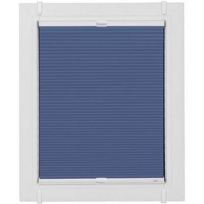 Plissee SUNLINES "Start-up Style Honeycomb", blau (dunkelblau, weiß, weiß), B:78cm H:155cm, Obermaterial: 100% Polyester, Plissees, verspannt mit Simply-Fix Klemmträger, Wabenplissee Image