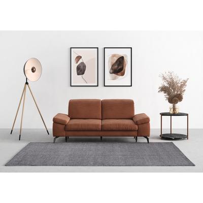 2,5-Sitzer SIT & MORE "Cabana", rosa (kupfer), B:211cm H:84cm T:123cm, 95% Polyester, 5% Polyamid, Sofas, Breite 211 cm, mit oder ohne Sitztiefen-, und Kopfteilfunktion Image